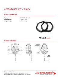 Product Spec Sheet